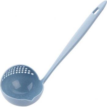 Utensilio de Cocina Vegetal: Colador y Cuchara