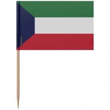 8 cm Kuwait Flag Multicolored Dental Floss – 100 pcs