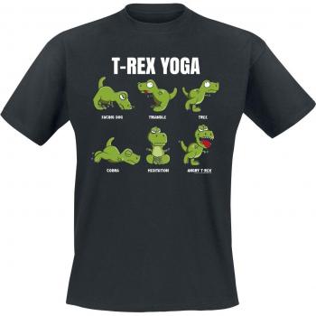 T‑Rex Yogis T-Shirt Noir