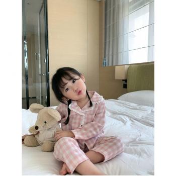 Conjunto de Pijama con Cuello Vuelto para Niña