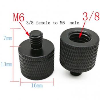 Accesorio Trípode Macho a Hembra 3/8”