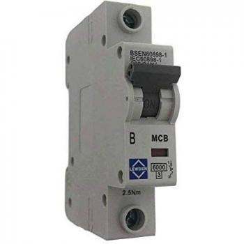 Lewden Type B Miniature Circuit Breaker MCB 40A 6kA