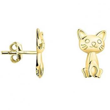 Sofia Milani Katzen Ohrstecker, 925 Silber