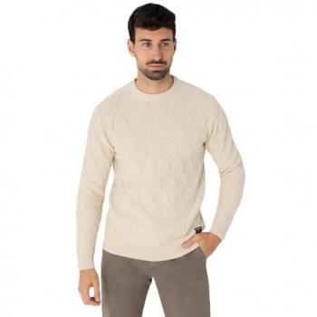 Pull en coton beige Bendorff homme
