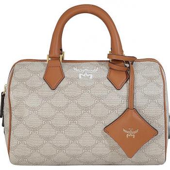 MCM Henkeltasche Ella Boston Beige Damen