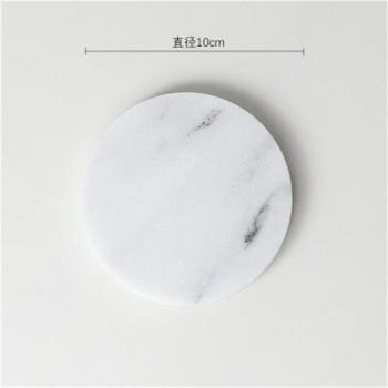 Posavasos de lujo para café y té, diseño en mármol, 1 ud