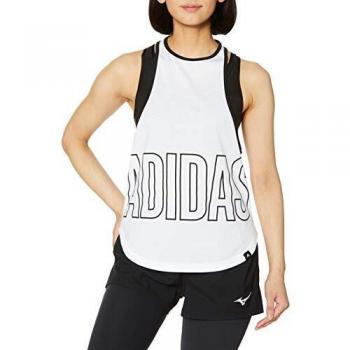 Adidas Damen Alpha TNK GFX W T-Shirt, Weiß, Größe L
