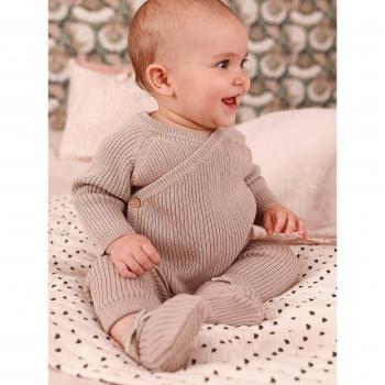 Cardigan Bébé en Tricot Beige VERTBAUDET
