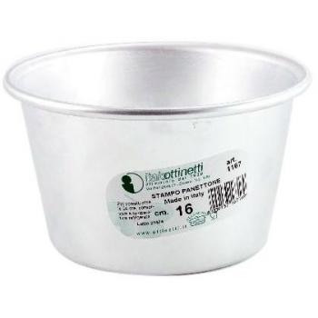 Stampo Panettone Conico in Alluminio 18 cm Ottinetti