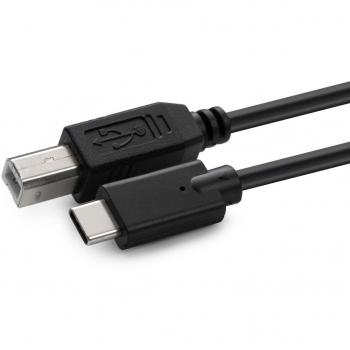 USB‑kabel MICRO CONNECT – USB‑C naar USB‑B, 3 m, USB 3.2 Gen 1, Zwart