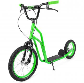 Xootz Steel Frame BMX Scooter for Kids, Green