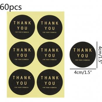 4cm Thank You Sticker Labels