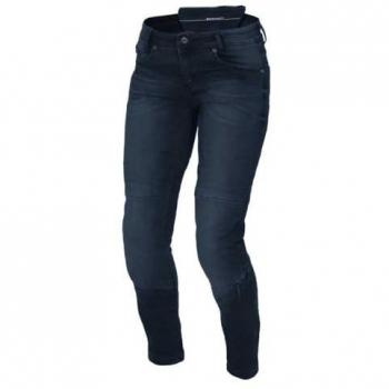 Jean Moto Femme Macna Jenny Flat Bleu