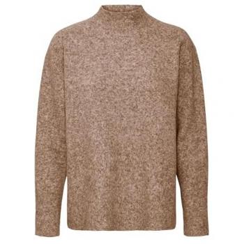 Pulz Jeans Braun Strickpullover für Damen