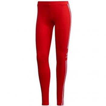 Leggings Trefoil adidas Donna Lusred/White Taglia 44