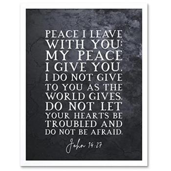 Tranquil Blessing Biblical Quote Frame