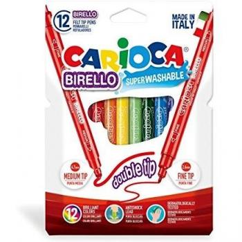 ROTULADORES 12 COLORES DOBLE PUNTA, colores para pintar