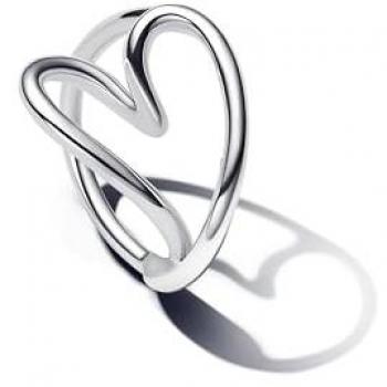 Pandora Anello Cuore Organico 56 g Argento 925