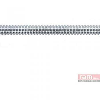 Tige filetée 6 mm, longueur 1 m – Acier zincé (code 93706) – RAM