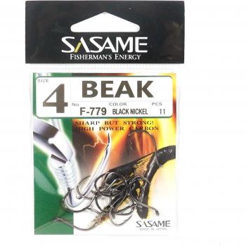Größe 4 Beak Suicide Offset‑Haken – Modell F‑779 von Sasame (3687)