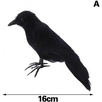 Halloween Decorative Black Crow for Parties