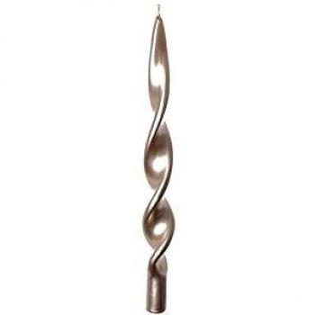 Candela Alta Fiamma Metallic Champagne 29 cm