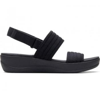 Sandalias Clarks Arla Stroll negras con velcro para mujer