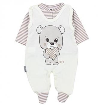TupTam Baby Strampler-Set für Mädchen und Jungen mit Aufdruck