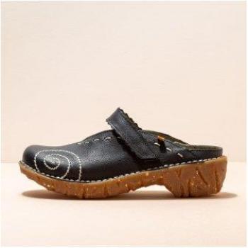 El Naturalista Iggdrasil Mules Femme Noir 40