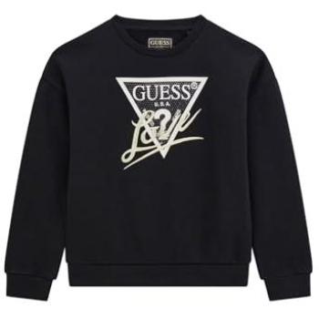 Felpa Relaxed Fit Guess in Nero (J5BQ04)
