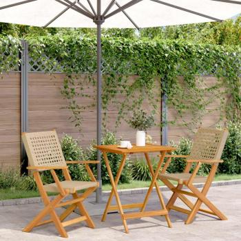 VidaXL 3-Piece Folding Bistro Set