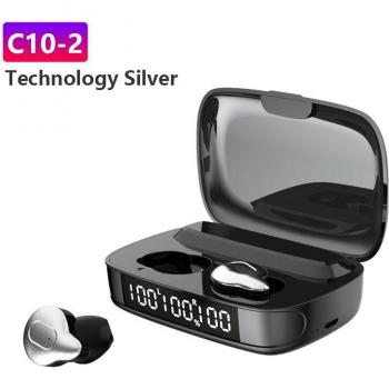 Auriculares 9D TWS C10: Estéreo Envolvente y Resistencia al Agua