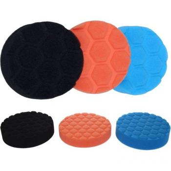 Hex-Logic Buff Kit de Tampons de Polissage 6x pour Polisseuse Auto 3 et 5