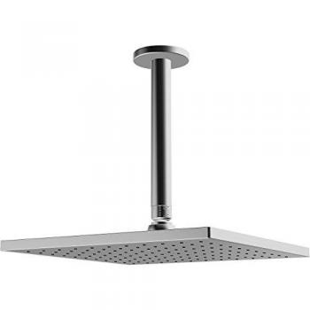 Soffione doccia Hansa Viva, dimensioni 25x25 cm, braccio 24 cm, cromo