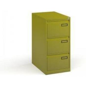 Bisley 3 Drawer Steel Filing Cabinet with Lock