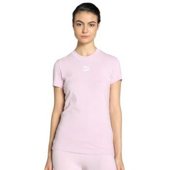 Puma Select Grape Mist T-Shirt for Women – Short Sleeve, Size L