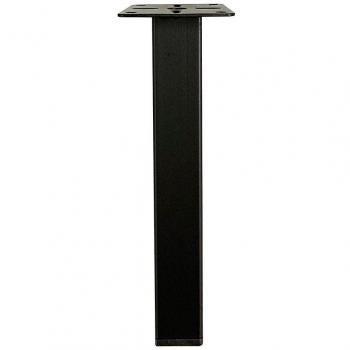 Cuadrado Acero Negro Pata 20 cm
