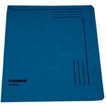 Exacompta Guildhall Slipfile Manilla 230gsm Blue Pack of 50 -4601Z