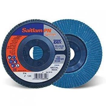 Disco flex abrasivo ferro Sait 115 mm grana 120
