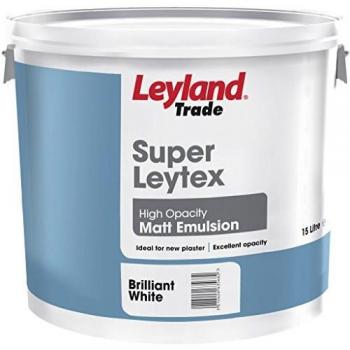 White Matt Paint 15L – Leyland Super