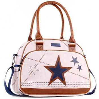 Kinder-Wickeltasche Kidzroom L – Sandfarben, 30 × 40 × 16 cm