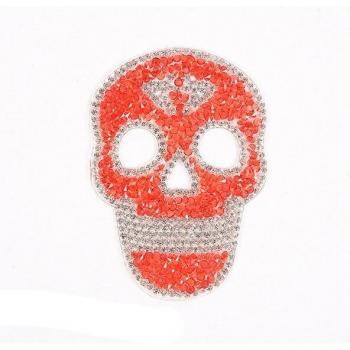 Transfert de chaleur crâne avec strass