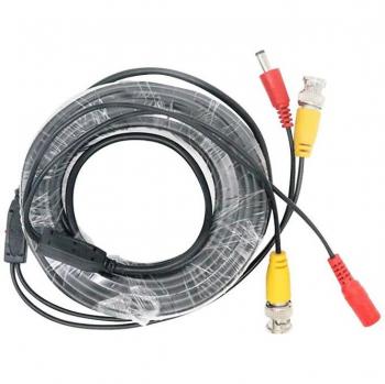 Cable AHD para DVR – Conector BNC y DC – Núcleo de Cobre – Accesorios CCTV