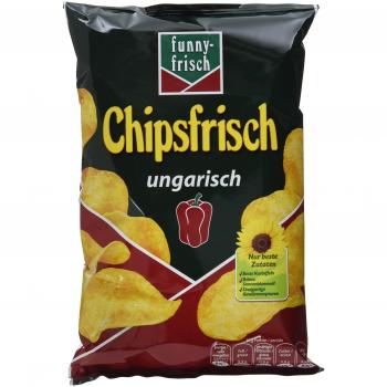 Funny-Frisch Chipsfrisch ungarisch Kartoffelchips, 12 x 40g, 12er Pack