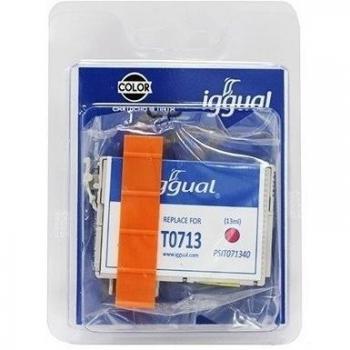 Cartucho Iggual Epson T0713 Magenta