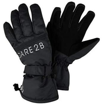 Worthy Black Ski Gloves for Men by Dare 2b