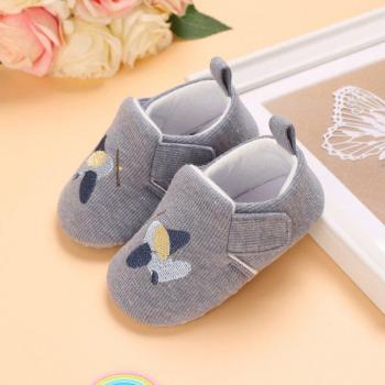 Calzado informal para niños con suela blanda y diseño de avión, 0-18 meses