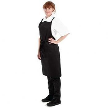 Southside X‑Cross Tablier cuisine, noir, 700 mm × 1000 mm