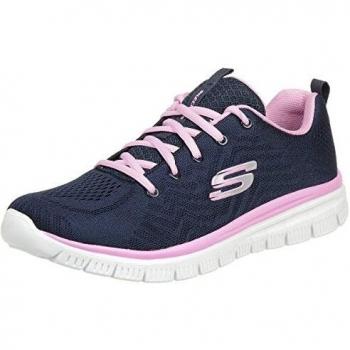 Skechers Damensneaker GRACEFUL GET CONNECTED Navy/Pink