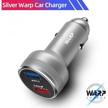 OnePlus 30W Dual USB Auto Charger with Quick Charge Cable